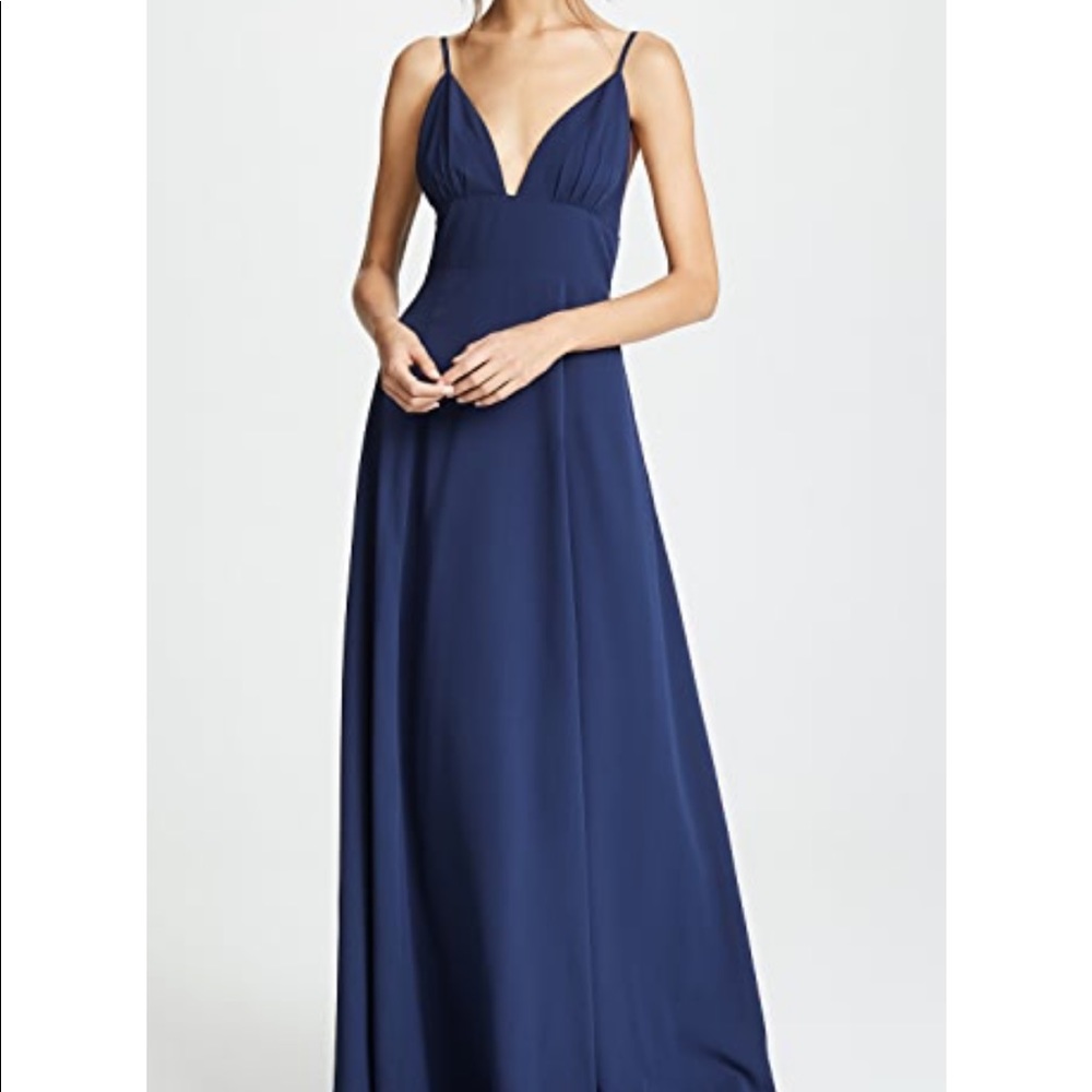 Casa Estrella navy Taylor floor length dress